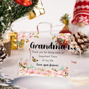 Tavolo da Caffè in Placca - Acrilico Transparente - Sostenibile - Design Moderno - Regalo per Nonna - 1 Pezzo - Placca Decorativa