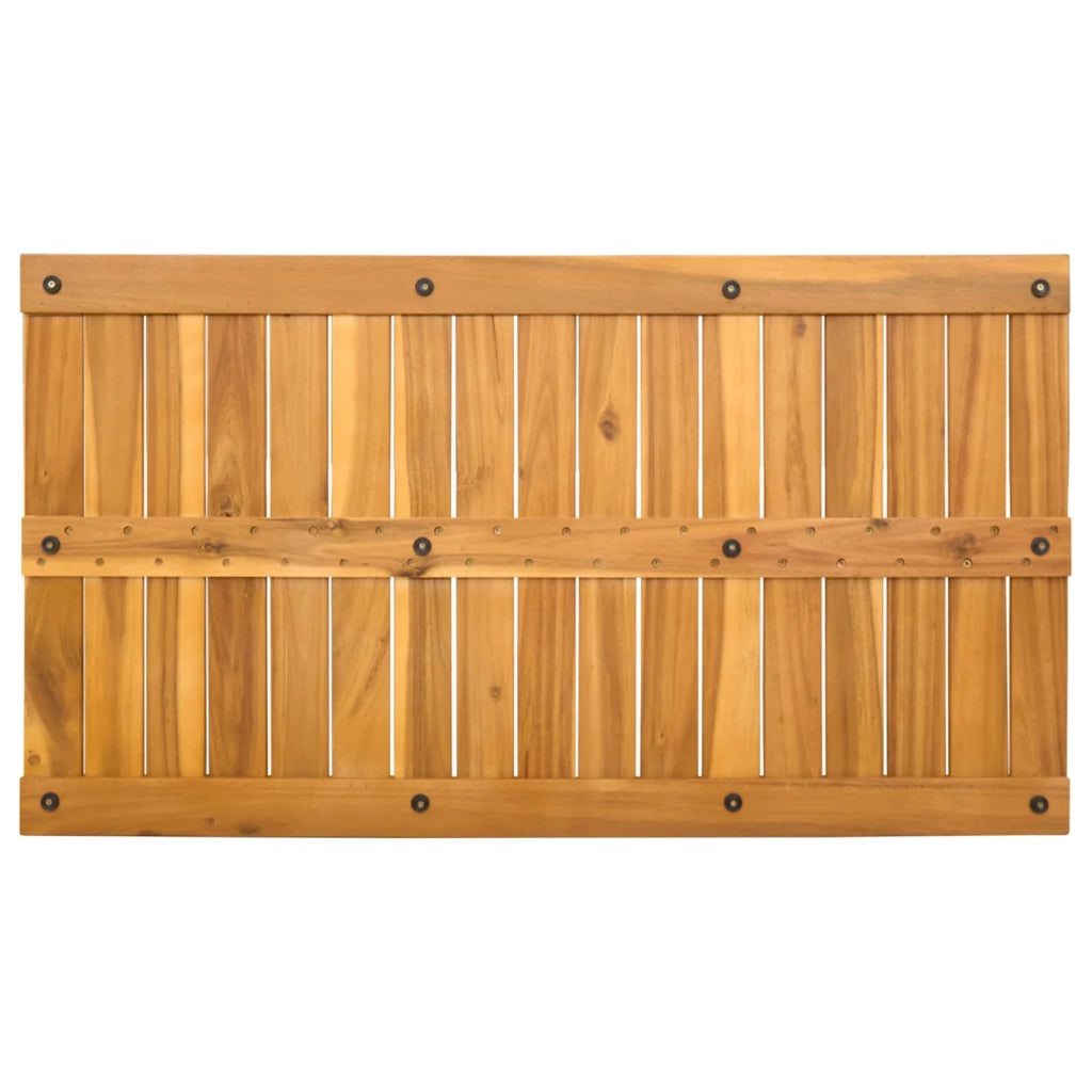 Tappeto da bagno Tinta unita Marrone 100 x 55 cm legno