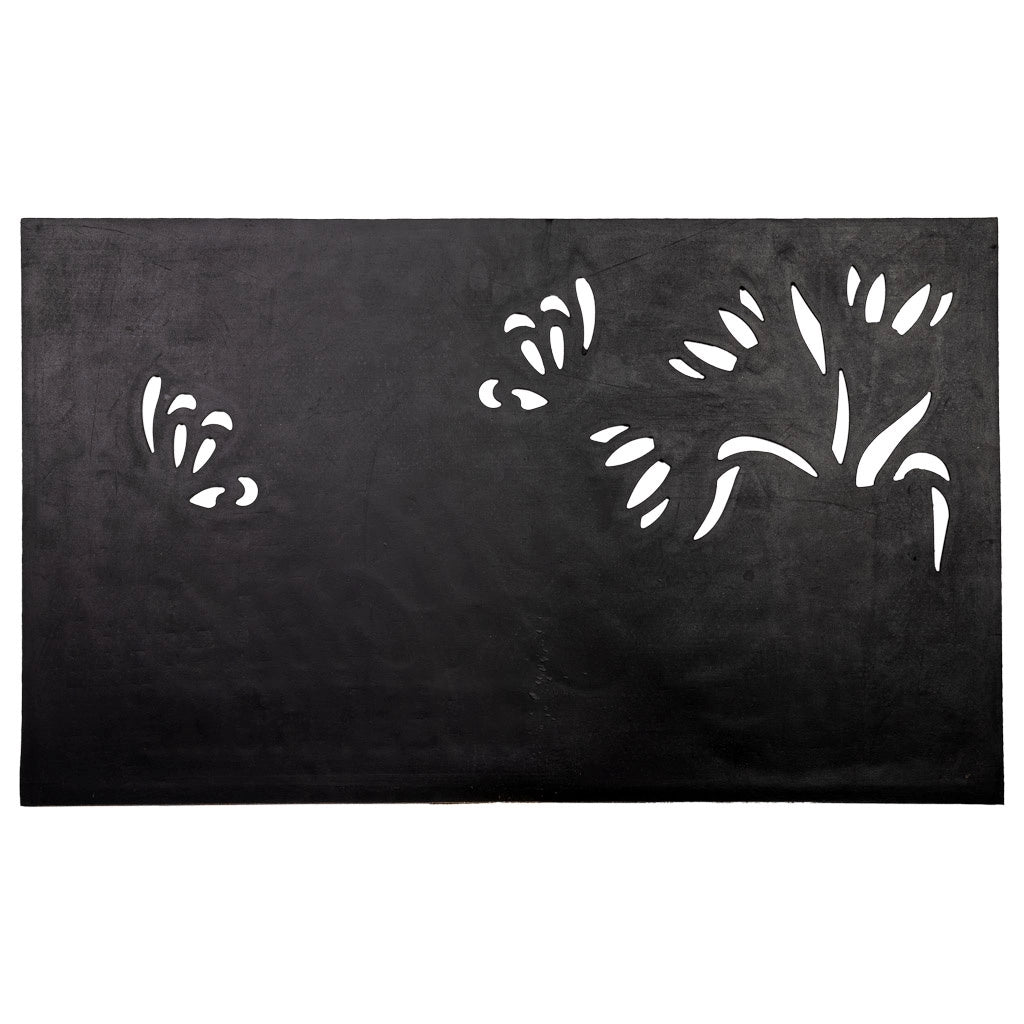 Zerbino in gomma con finitura rame nero 45x75