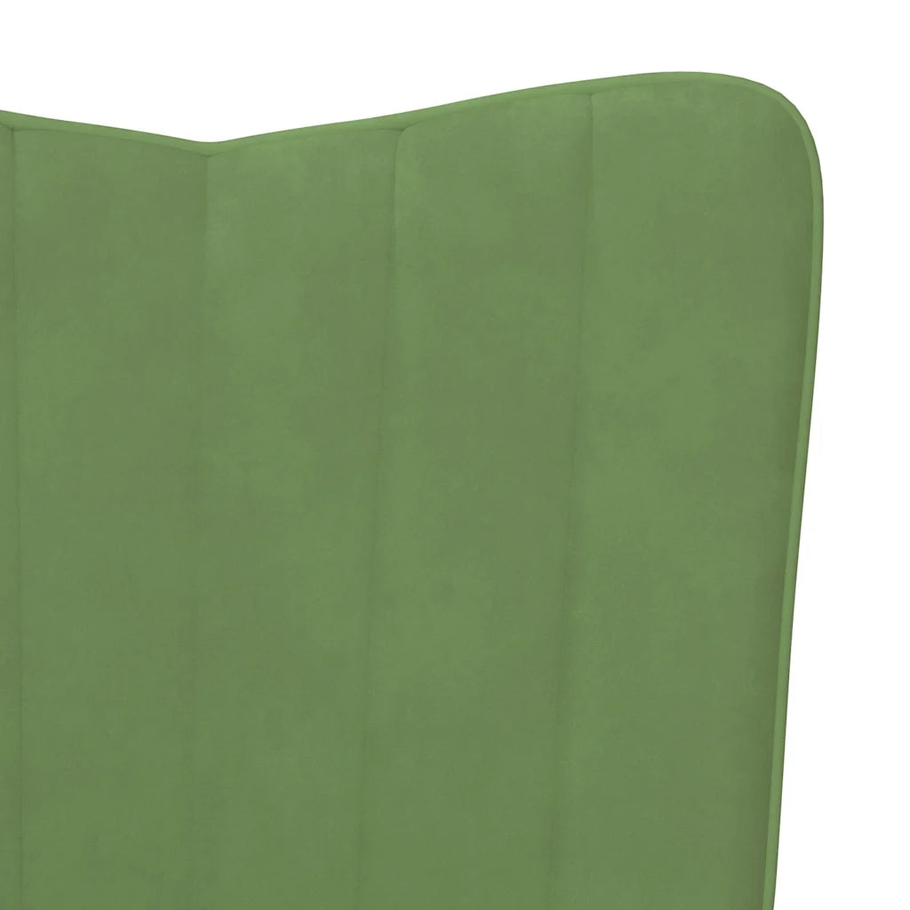 Poltrona Relax Verde Chiaro in Velluto 327658