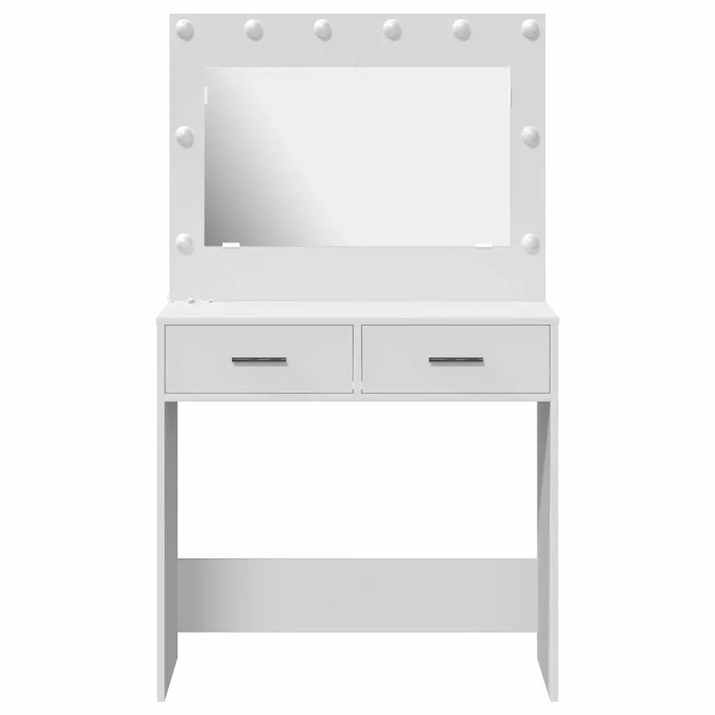 Tavolo da Trucco Bianco 78,5 x 41 x 135 cm Legno multistrato 865028