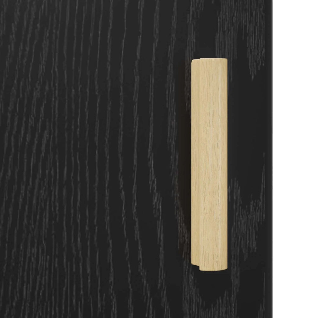 Credenza Rovere Nero 34.5 x 32.5 x 90 cm Legno multistrato 880972