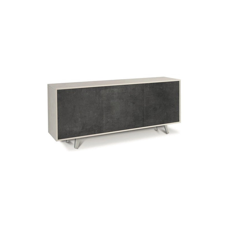Mobile 3 Ante Kit Ossido Bianco cm 177x41x74h - Sarmog