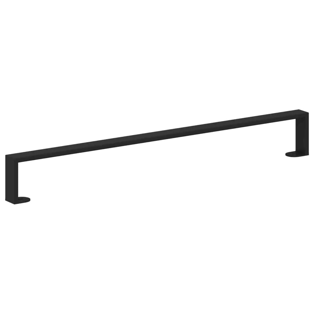 Piedini per mobili 2 pcs Nero 796 x 40,5 x 100 mm Ferro