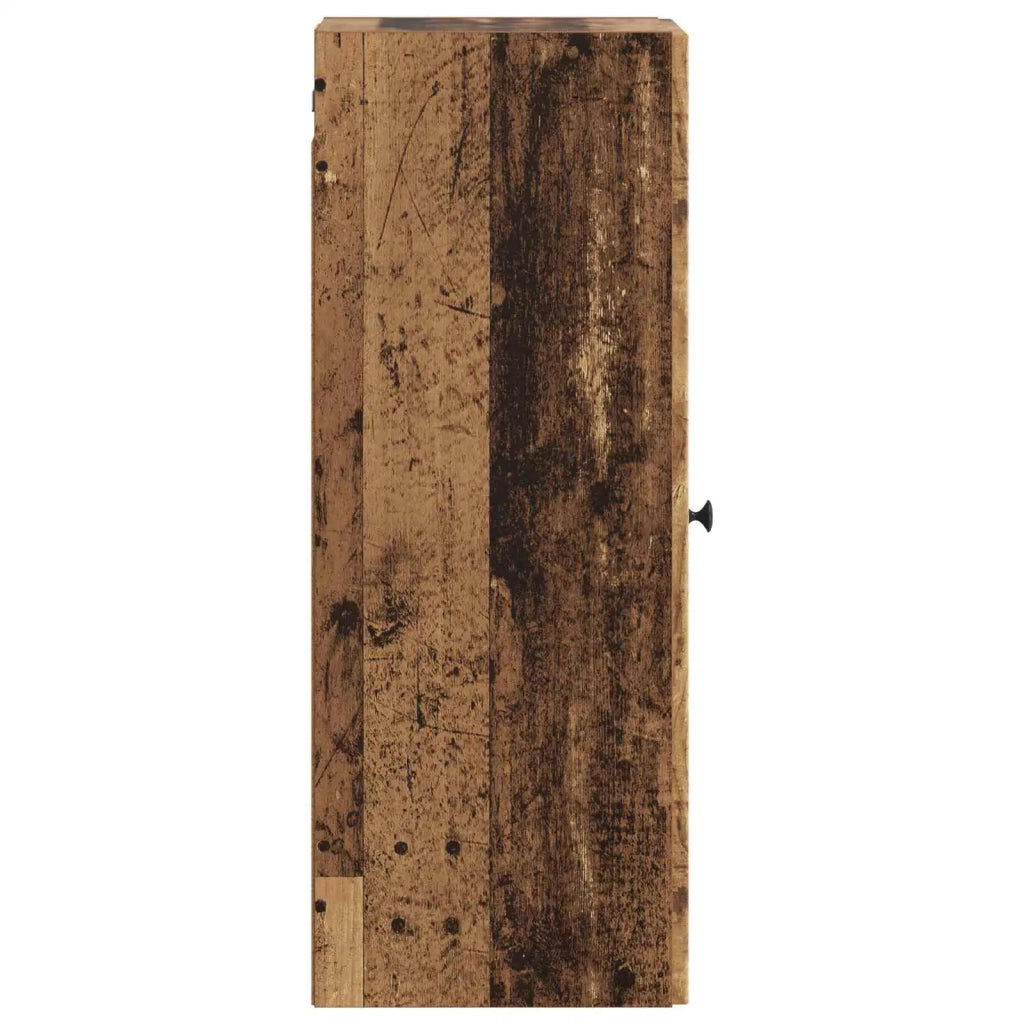Mobiletto a muro Legno antico 33 x 34,5 x 90 cm 898083