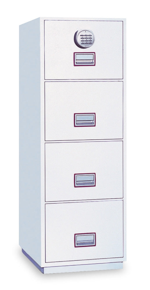 Classificatore Ignifugo Serratura Elettronica 4 Cassetti Technomax - 1471X528X675Mm