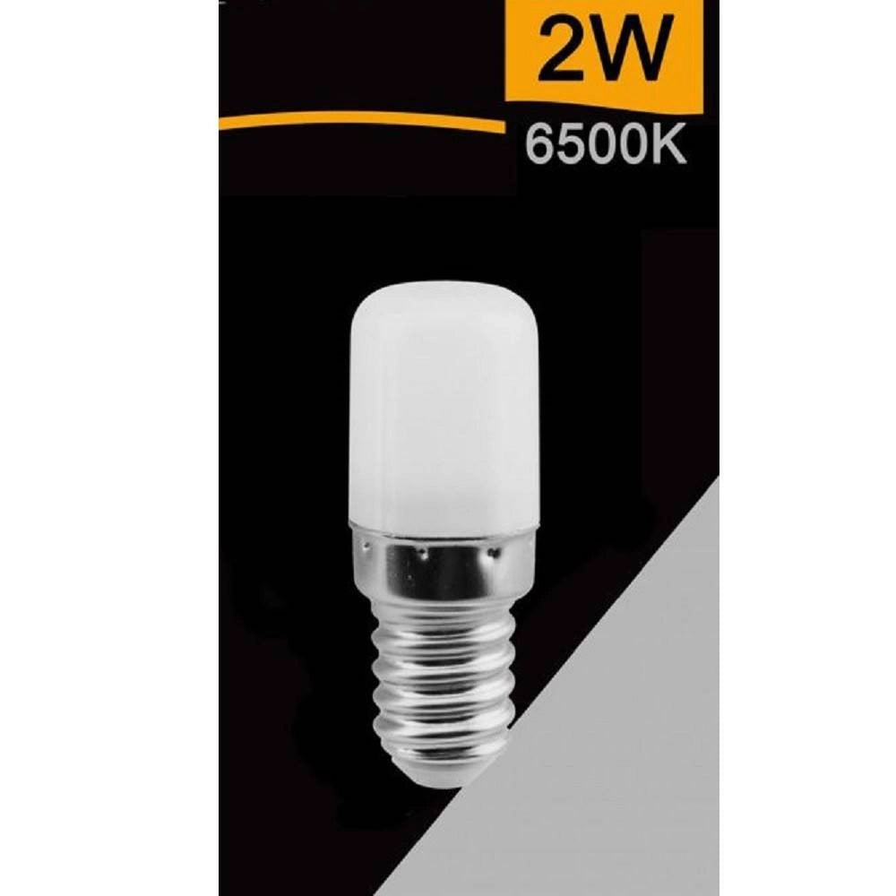 Trade Shop - Lampadina Led E14 2watt Luce 4000k 6500k 3000k Per Frigorifero Sparac-e14-2w-0s2 -