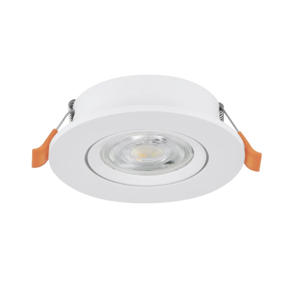 Faretto Incasso Moderno Barranco Plastiche Bianche Led 4,5W 450Lm Ip20