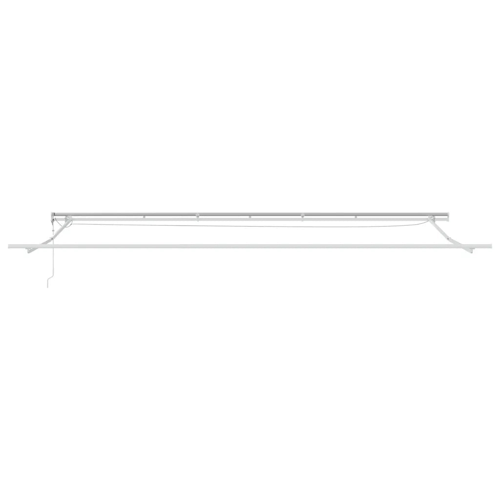 Tenda Retrattile Automatica LED Antracite e Bianco 600x300 cm 3215791