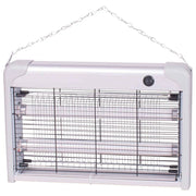 Trade Shop - Zanzariera Elettrica Slim Anti Zanzare Mosche 2 Lampade Uv Led 20w 39 X 26 X 6cm -