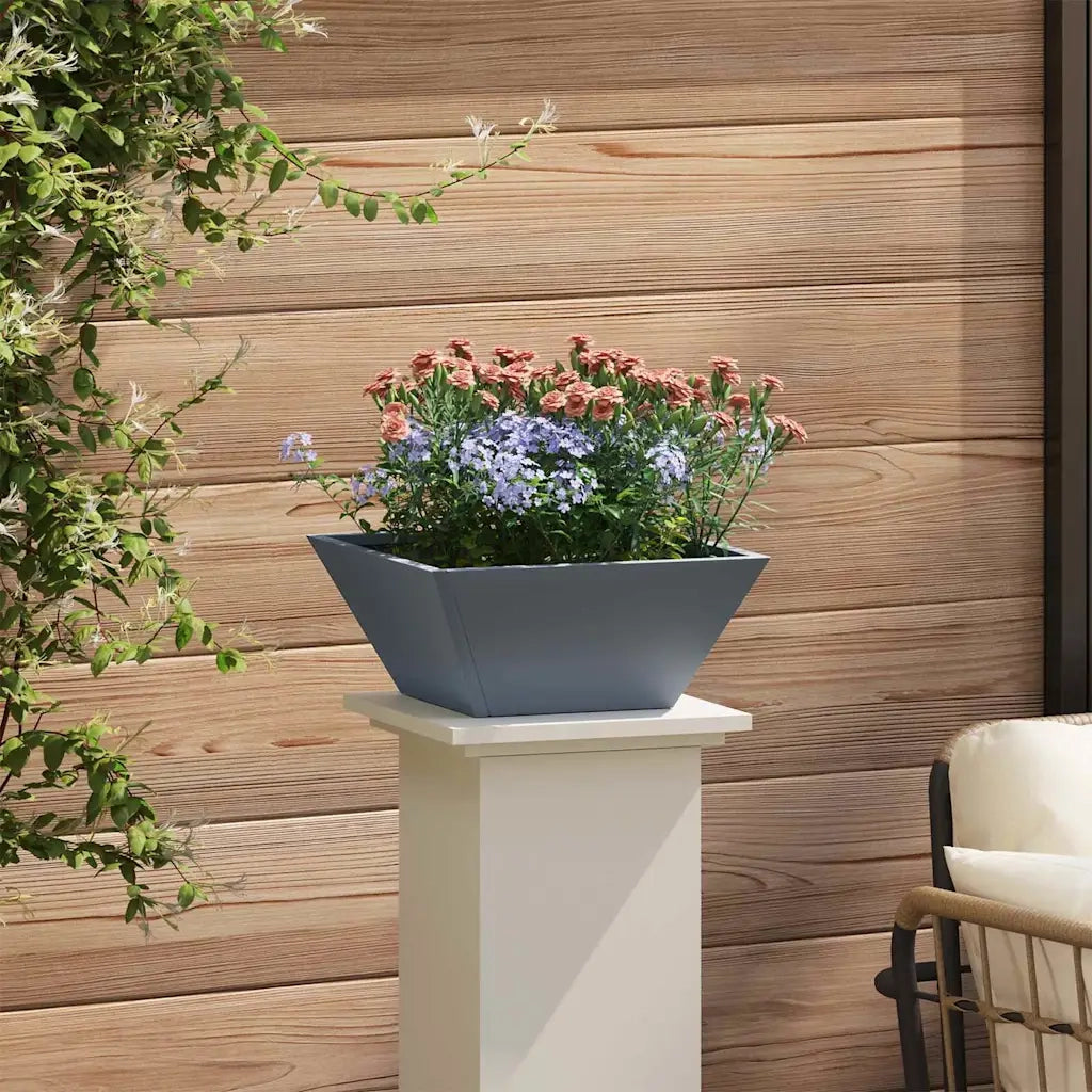 Vaso da giardino Antracite 35 x 35 x 15 cm 873800