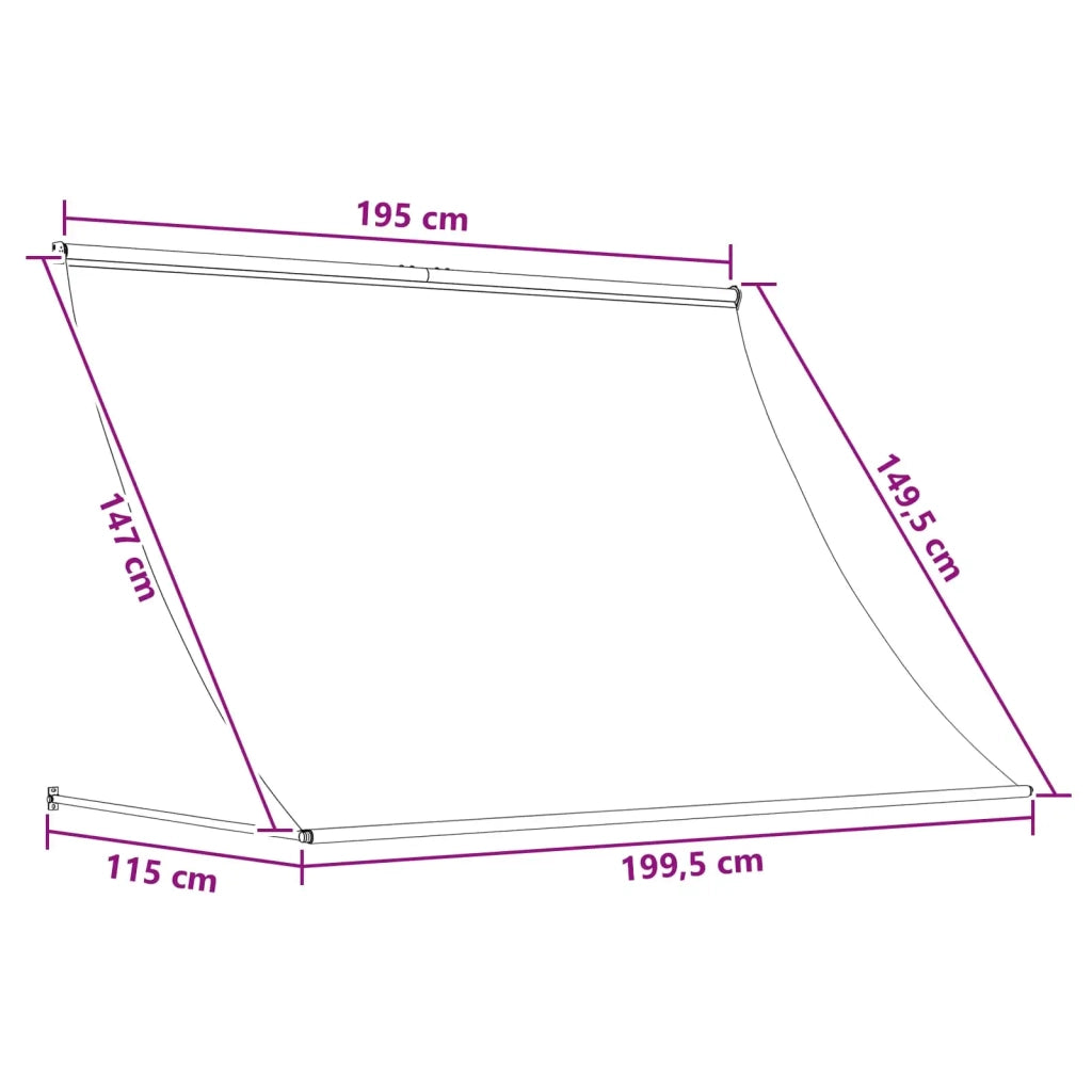 Tenda da Sole Beige 200 x 150 cm 42037081