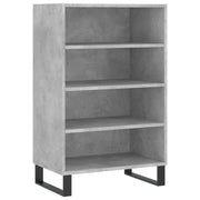 Credenza | Madia | Buffet da pranzo | Armadio da pranzo Grigio Cemento 57x35x90 cm in Legno Multistrato