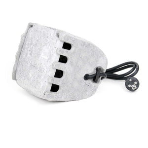 Presa multipla con timer, effetto pietra, Multipresa per esterno con 2 prese, protezione IP44