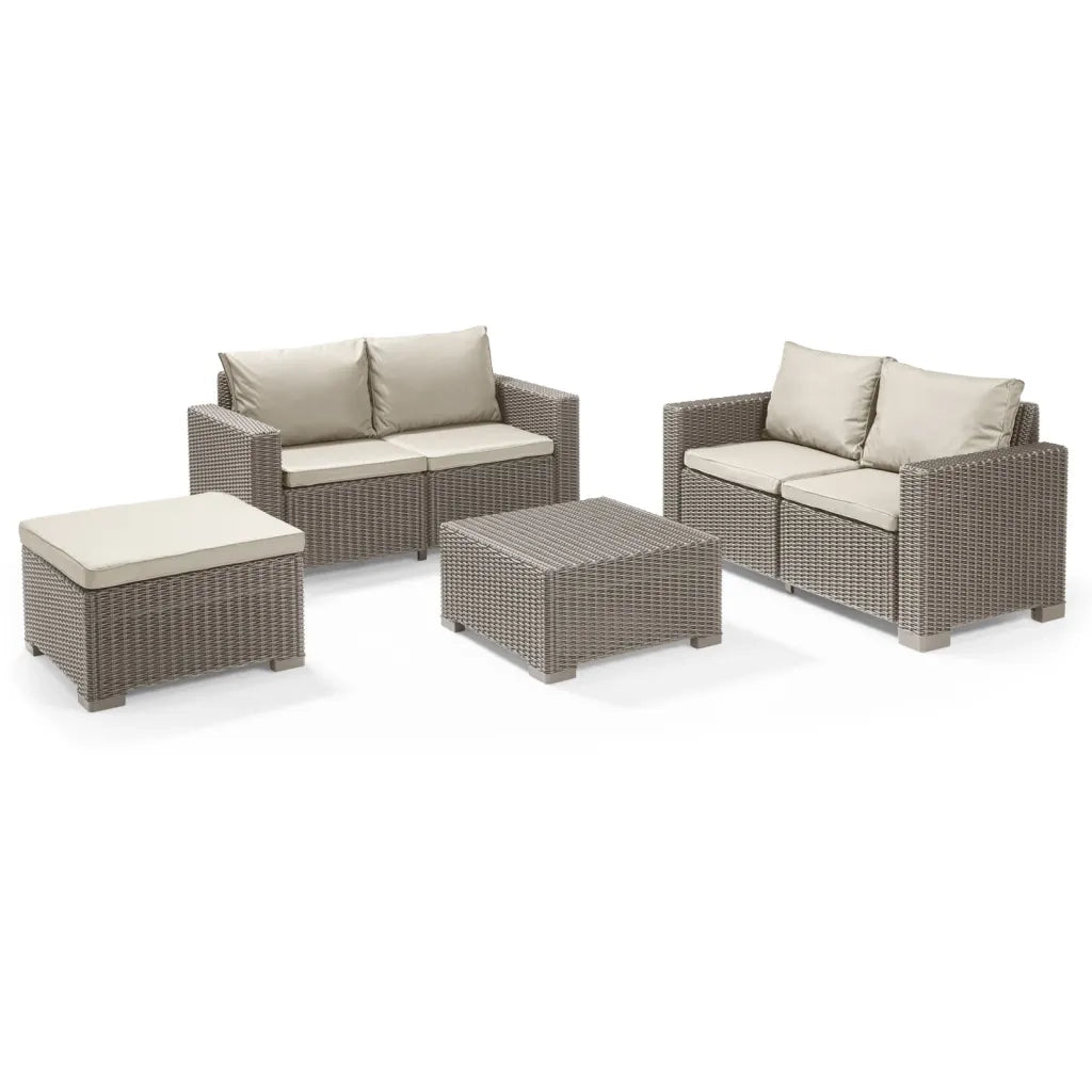 Keter Ottomana da Esterni California Color Cappuccino 442048