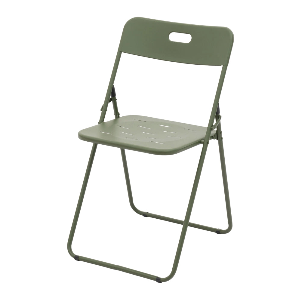 SET BISTROT PIEGHEVOLE 3 PEZZI 2 SEDIE E 1 TAVOLO 60x60x73 cm VERDE