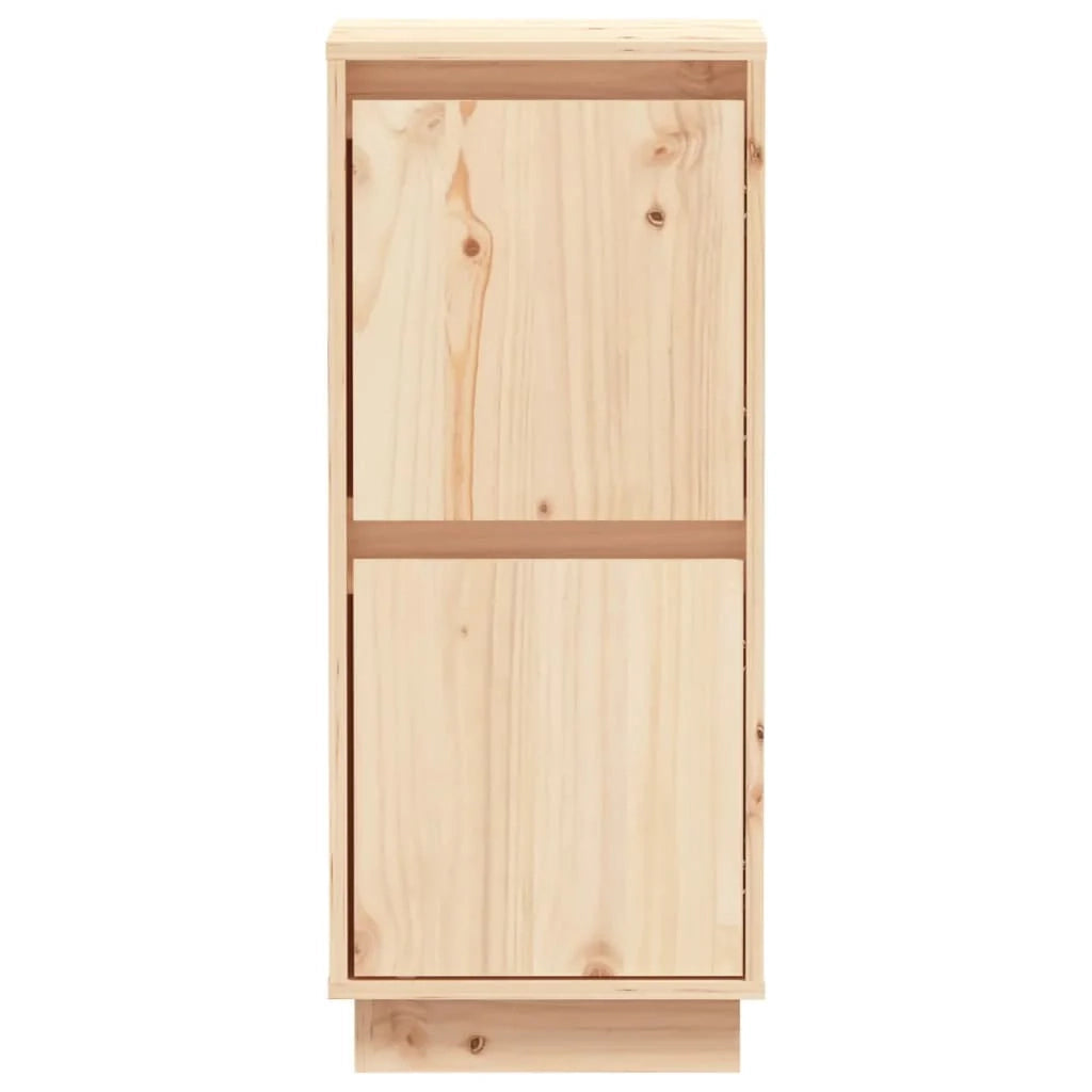 Buffet credenza cassettiera armadio mobile contenitore organizer per cucina soggiorno salotti set da 2 31,5 x 34 x 75 cm legno di pino massiccio marrone 02_0036635