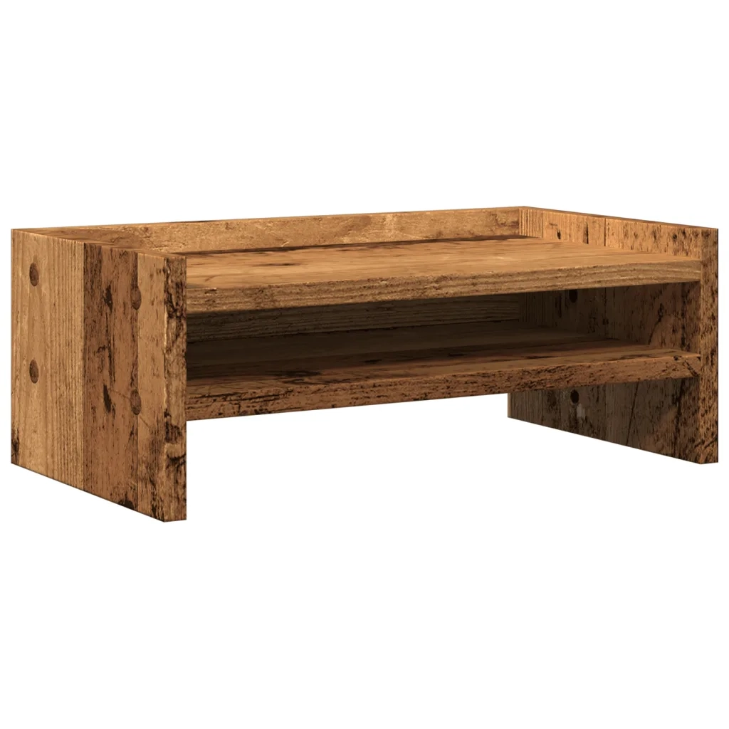 vidaXL Supporto Monitor Legno Vecchio 42x24x16 cm in Truciolato