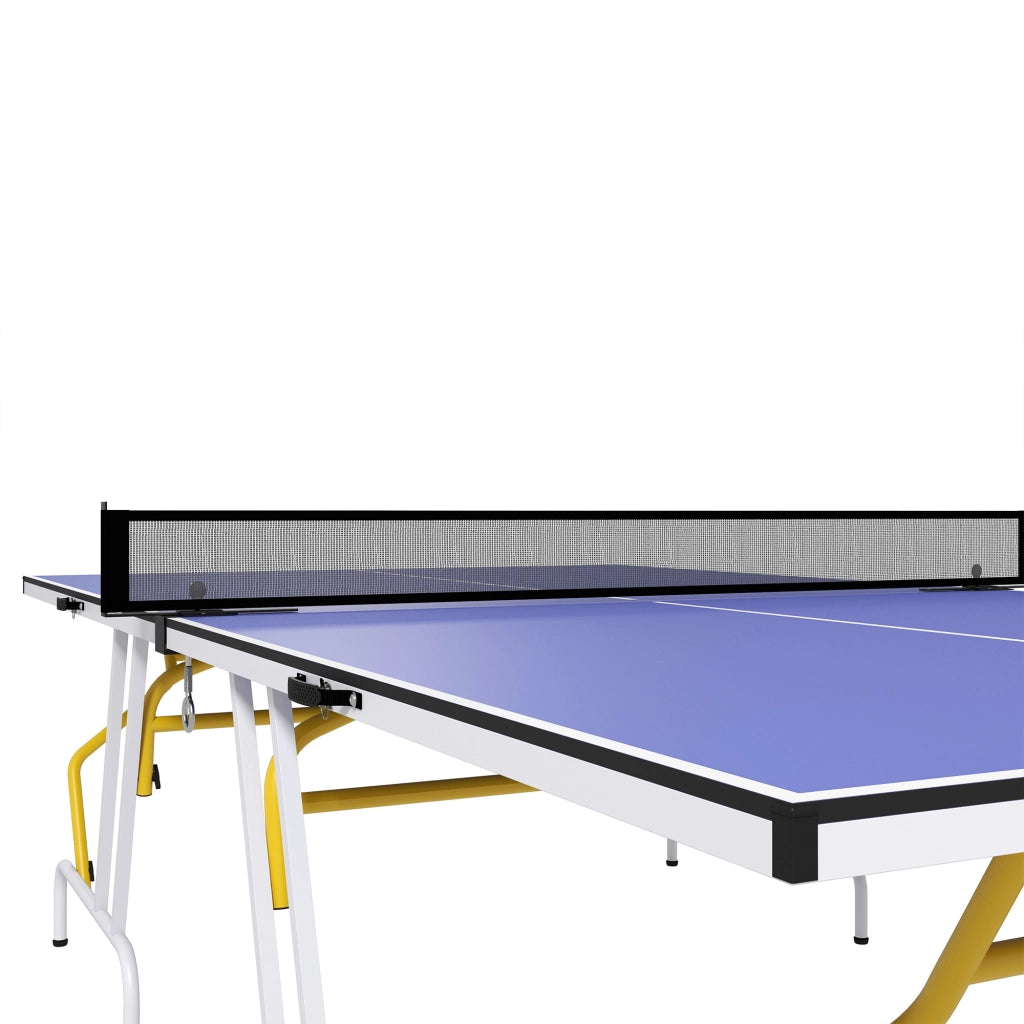Tavolo da ping pong pieghevole ¨C zephmum ¨C blu, metallo, 274x152x76cm