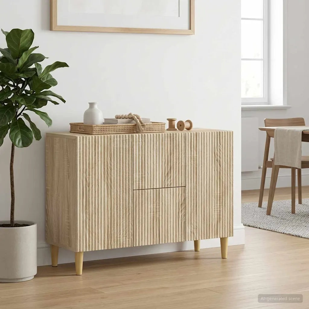 Credenza Rovere Sonoma 89 x 34,5 x 60 cm Legno ingegnerizzato 894657