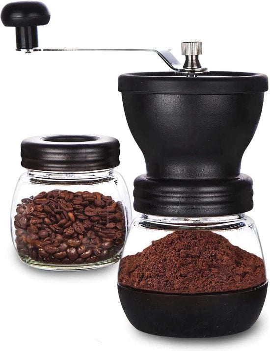 Molitore Manuale per Caffè con Lame Ceramica Regolabili per Caffè Macinato con Alta Qualità