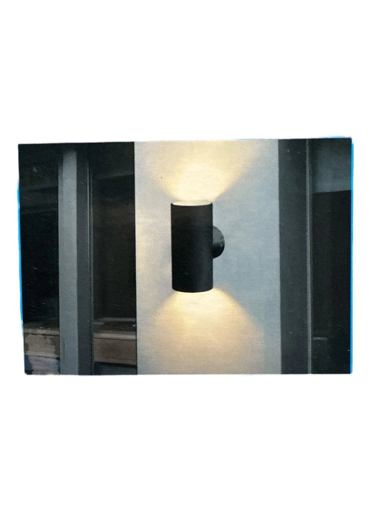 Applique LED da Parete Nero 18W 1600Lm Doppia Emissione CCT 3000K 4200K 6400K per esterni IP65