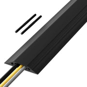 Cavo di protezione per pavimenti medio pesante FC83B - protezione cavo - prevenzione cadute - cavo trattenitore - gestione cavo - lunghezza 18 metri - 30mm di larghezza x 10mm di altezza - nero