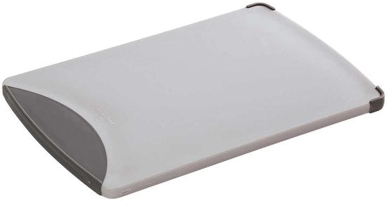 Bancocucina in plastica, grigio, 25 x 16 x 1,2 cm