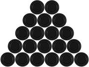 Kit di isolamento acustico per autodeur - 20 pezzi - Sticker in silicone - Pacchetti shockassorbenti - Prevenzione urti - Impermeabile