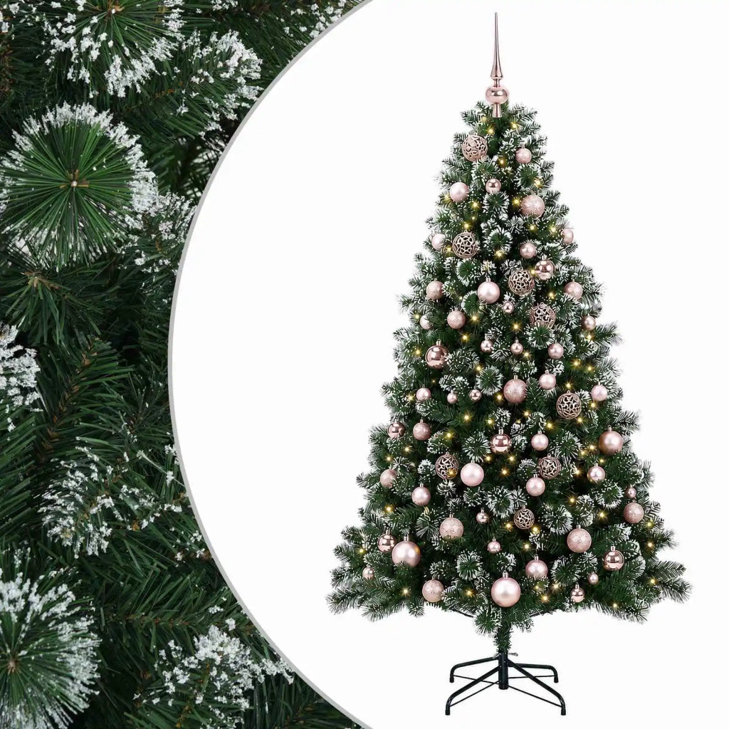 Albero di Natale Artificiale con Palline 240 cm 300 LED 3461259