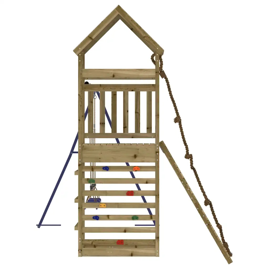 Set da Gioco da Esterno in Legno di Pino Impregnato 3156927