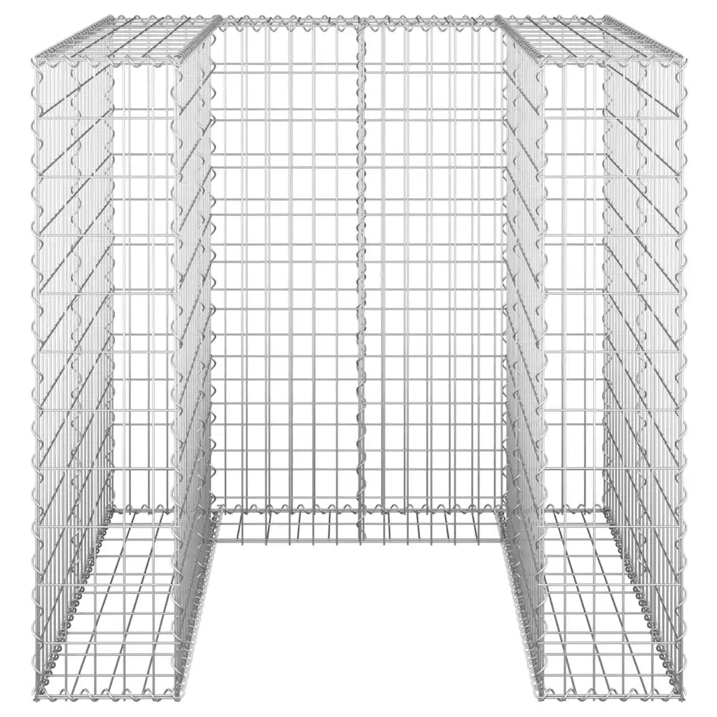 Gabbione per Bidoni in Acciaio Zincato 110x100x110 cm cod mxl 58223
