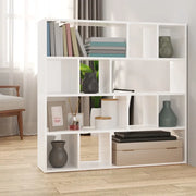 Libreria/Divisorio Ambienti | Divider per stanze | Paravento Bianco Lucido 105x24x102 cm