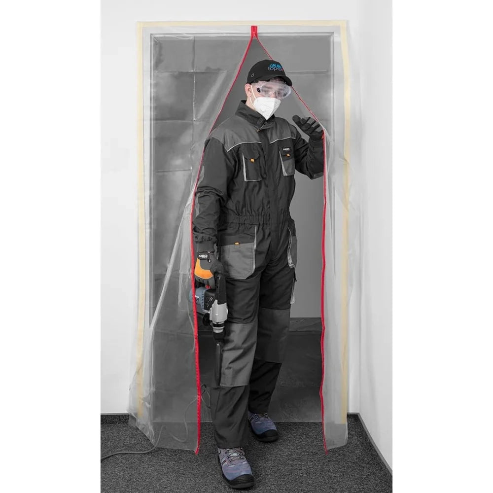 Topex 49-801 tenda protettiva pa parapolvere, chiusura a i