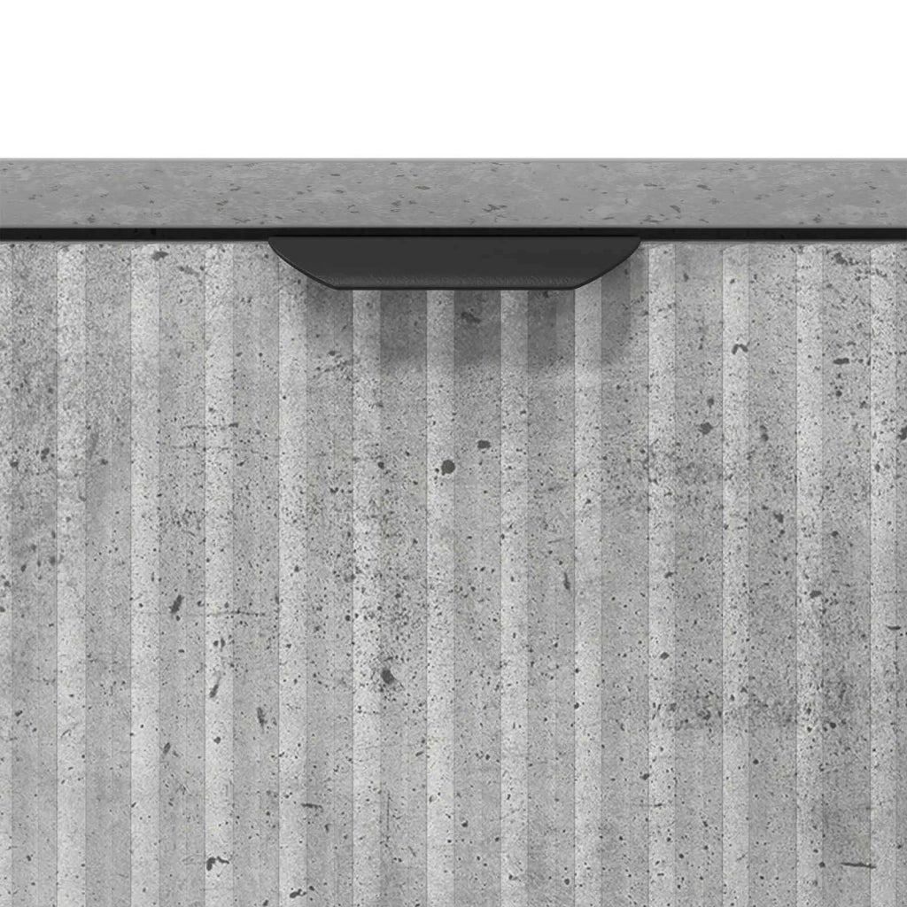 Credenza Grigio cemento 69,5 x 33 x 82 cm Legno multistrato 883427