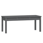 Panchina da Giardino | Panca da Giardino Grigia 109x44x45 cm Legno Massello di Pino