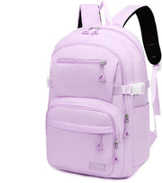 Borsa scolastica impermeabile - Borsa leggera - Cinturino ergonomico - Molti taschi - 30x17x44 cm - 8 compartimenti
