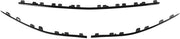 Protezione anteriore inferiore in ABS, resistente ai graffi e agli urti, per C-Klasse W206/S206, 2022+, nero lucido, con clip