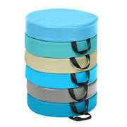 Set di 6 cuscini rotondi per bambini 38 x 8 cm comodi e leggeri in poliuretano blu 20_0012611