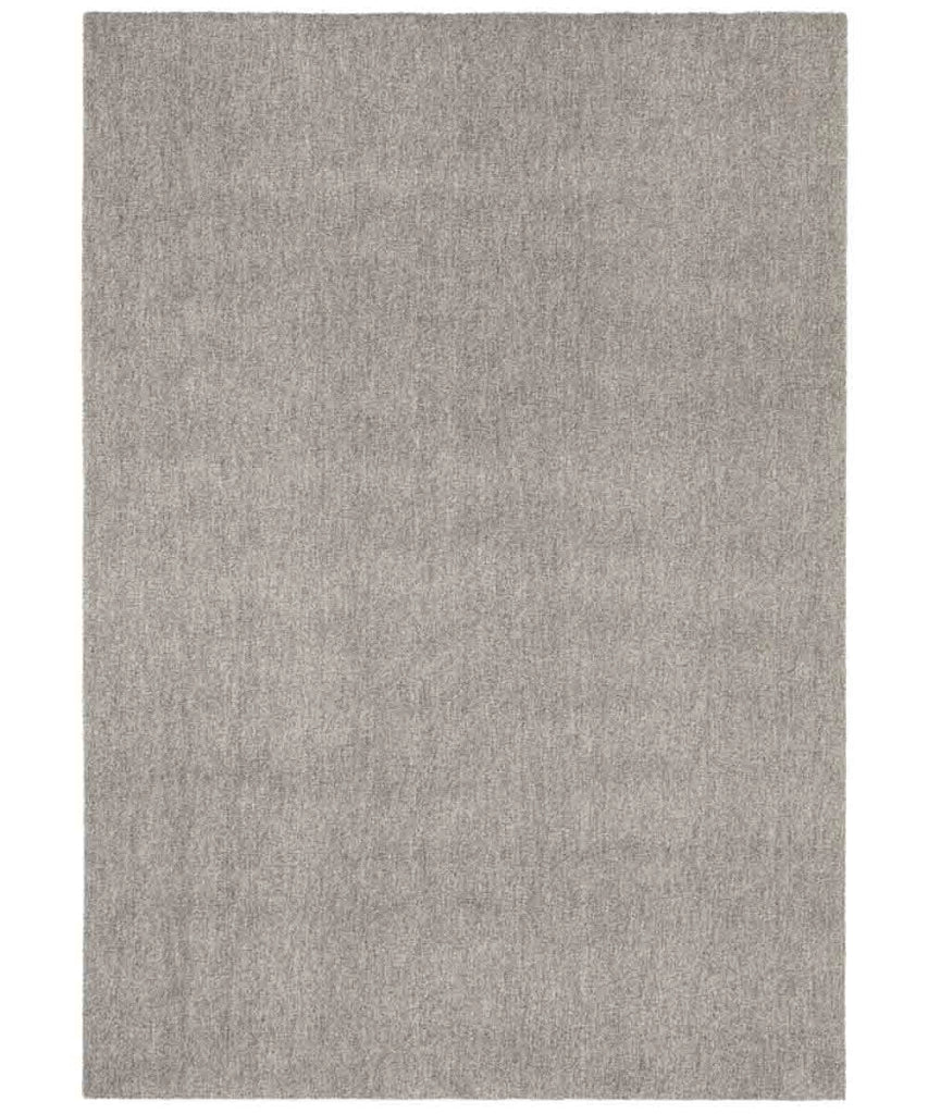Tappeto FEEL GRIGIO MELANGE cm.240x340 tinta unita moderno, pelo morbido resistente e lavabile in lavatrice