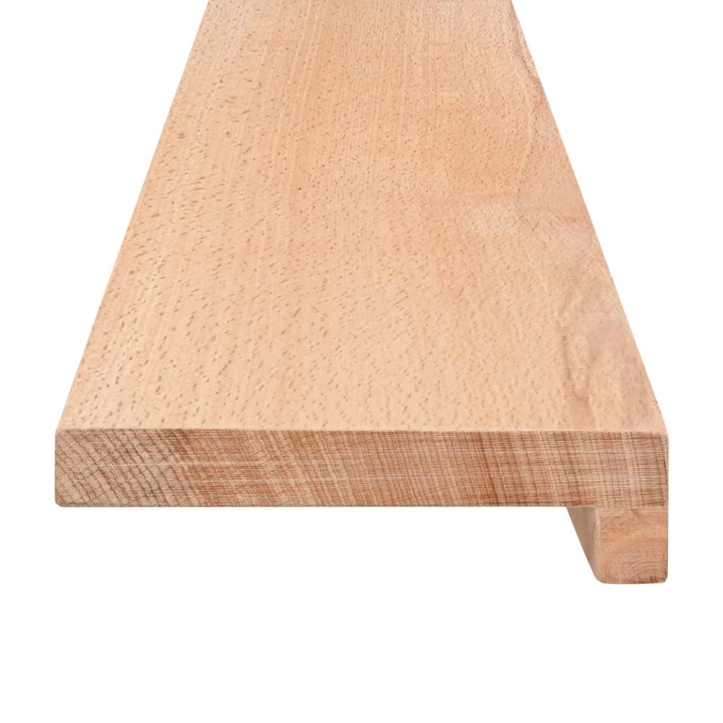 Tappeti per scale 4 pz 100 x 25 x 2 cm Naturale 3446187