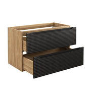 Mobile sottolavabo 90 cm 2 Szuflady Luxor Black 90 x 57 x 46 cm