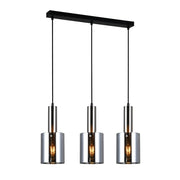 Lampadario Italux Sardo moderno nichel 3xE27 dimmer