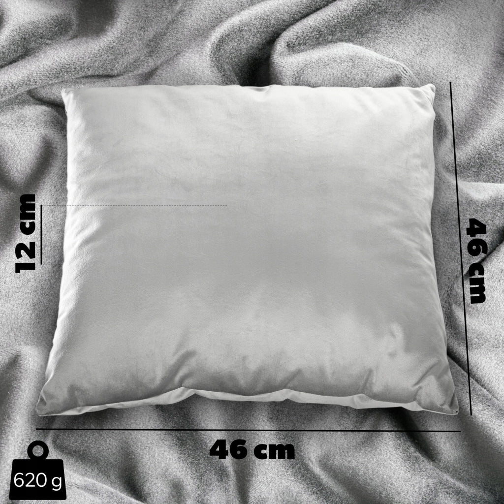 Cuscino decorativo in velluto KADAX 50x50 per soggiorno, grigio, Jasiek Soft