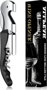 Corkscrew professionale per vino - nero, uncorking wine opener professionale set di utensili da tavola - 1 pezzo uncorking wine opener