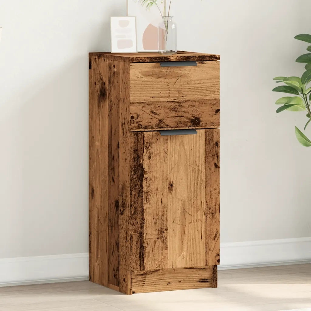 Credenza Legno Antico 30x30x70 cm in Legno Multistrato 856951