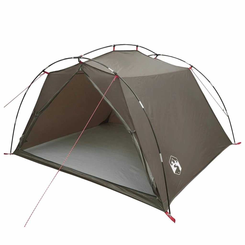 Tenda a tunnel Marrone e Grigio 4 persone 42019360