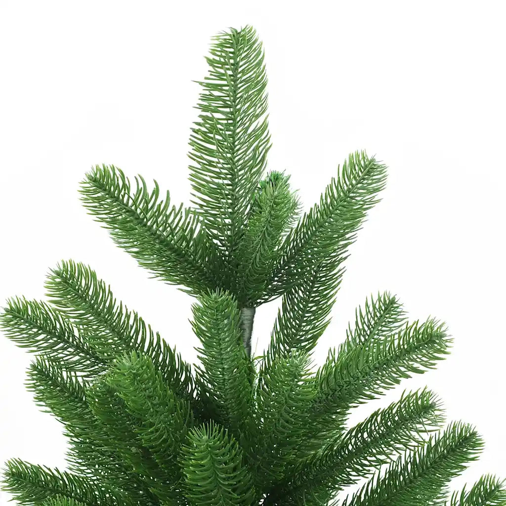 Albero di Natale | Decorazioni natalizie Preilluminato con Palline Verde 150 cm