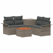 Set di divani 6 pcs 4-Numero di posti Grigio e Grigio Scuro 3447086