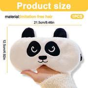 Sfondo da Letto 3D Ultra Plush - Panda Design - 21,5x12,5 cm (Nero & Bianco)
